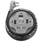 Kmc 3-OUTLET Surge Twist Cord Reel, 2 Usb Ports, Retractable Power Strip Surg.... Fixed Price $26.47.