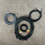 Dish Network 18 Awg Coaxial Cables Lot F Connector RJ-11 Rca Male Black Gray. Fixed Price $12.00.