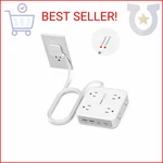 Tessan Dual Surge Protector Power Strip, 5 Ft Extension Cord Flat Wall Plug With. Fixed Price $33.26.