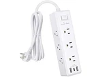 Clear Power 9-OUTLET Strip With 3 PORTS(1 Usb-c). Fixed Price $28.95.