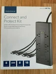 Insignia Connect And Kit 8-OUTLET Surge Protector *2 Hdmi Cables *4K Uhd. Fixed Price $58.50.