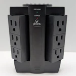 Globe Electric 6-OUTLET Swivel Surge Protector 2100J 1200W Wall Plug (2 Pack). Fixed Price $29.99.
