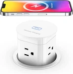 Pop Up With 15W Wireless CHARGER,4 Outlets 15A, Splash RESISTANT,3 Inch D. Fixed Price $88.54.