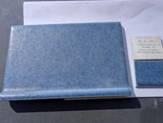 Pc 1/4" X 6" Ceramic Tile Cove Base S3419T 345 Crystal Cobalt American Olean. Fixed Price $13.50.