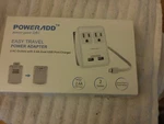 New Poweradd Easy Travel Adapter Uk/us/au/eu/jp Wall Plugs. Fixed Price $18.00.