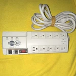 Tripp Lite Super 10+TEL 10-OUTLET Surge Protector Power Strip. Fixed Price $17.99.