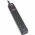 Eaton TLP63B Tripp Lite Series 6-OUTLET Surge Protector 5-15R Ou.... Fixed Price $29.69.