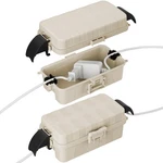 Flemoon 2 IP55 Outdoor Electrical Box Waterproof With Pack, Almond. Fixed Price $46.87.