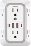 Usb Wall Charger, Surge Protector, Powrui 6-OUTLET Extender With 2 Charging. Fixed Price $22.99.