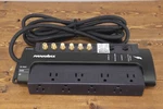 Panamax M8HC-PRO Max-pro Power Management Lan / Sat Surge Protector Bar, Exc!. Fixed Price $54.28.