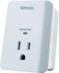Woods 41008 Surge Protector One 3-PRONG Power Outlet Led Indicator Light & Alarm. Fixed Price $17.54.