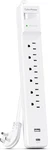 Cyberpower CSP604UCW Surge Protector, 1500J, Outlets, Usb-a, Usb-c, Foot. Fixed Price $51.99.