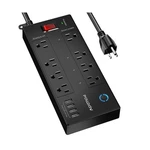 Powsav 6 Ft Wifi Surge Protector - 8 Outlet Extension Cord With 4 S... Fast Ship. Fixed Price $42.93.