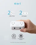 Anker Extender Usb Powerextend Plug 2 Mini Outlets Ports - White. Fixed Price $25.88.