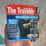 Tripp Lite Traveler Surge Protector 870 Joules, 2 Ac Outlets, Mpn. Fixed Price $14.27.