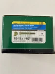 Hillman Grade 8 Hex Cap Coarse Thread Screws 1/2-13 1-1/2" 50 Ct. 220223. Fixed Price $37.00.