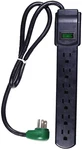 6 Outlet Surge Protector Power Strip Electric Cord Right Angle Plug Switch Black. Fixed Price $38.81.