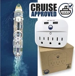 Cruise Approved Power Strip - Non Surge Protector For Ship With 2 Usb .... Fixed Price $21.88.
