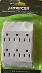 New Enercell Grounded Outlet Adapter (61-232) -4. Fixed Price $6.49.