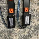 (2)MIDDLE Atlantic PDT-2020C-NS Low Profile Vertical Power Strip, Outlet, 20A. Fixed Price $99.00.