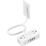Trond 5FT Flat Extension Cord 4 Ac & Usb (2 C), 900J Surge Protector. Fixed Price $27.13.