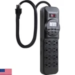 Ge 7-DAY Digital Power Strip With Timer, 15 Amp, 1800W, 120V, Outlet 4. Fixed Price $53.64.