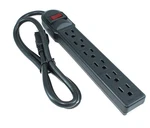 3FT 6 Outlet Power Bar (14AWG/15A) With 90J Surge Protector Black. Fixed Price $11.82.