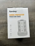 Power Strip Tower, Superdanny Surge Protector With 15W Wireless Charger.. Fixed Price $35.00.