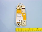 Fellowes 99028 Outlet Power Strip Resettable 15 Amp Circuit Breaker 6' Length. Fixed Price $19.99.