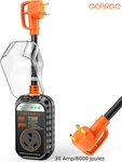 Rv Surge Protector 30AMP 8000 Joul Led Circuit Analyzer Electrical Protection. Fixed Price $35.99.