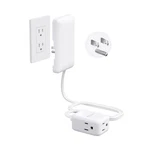 Nutict Flat Extension Cord With Outlets, Short 3FT(3 Prong Plug), White. Fixed Price $24.99.