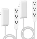 Lider Flat-face Outlet Extender With 3 Receptacles, FT-2 Pack, White. Fixed Price $41.58.