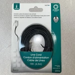 Power Gear Telephone Modem Line Cord To Wall Home/office 15 Feet Black #76579. Fixed Price $8.46.