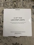 Merkury Innovations 32.8FT Rgb Led Strip Lights 44-KEY Remote Music Sync In/out. Fixed Price $16.99.
