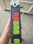 Bits Limited Smart Advanced Power Strip, 7-OUTLETS, Surge Protector, 15A. Fixed Price $20.00.