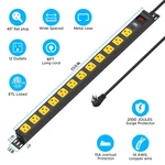 8-12 Outlet Heavy Duty Power Strip 2100J Surge Protector, 6FT CORD/14AWG. Fixed Price $42.99.
