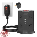 Matcheasy Gfci Power Strip 8 Outlets 4 Usb 6.56FT Cord Etl. Fixed Price $57.99.