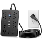 Jouleloom 6 Ft Flat Plug Surge Protector Power Strip 11 Outlets Usb Ports. Fixed Price $31.00.