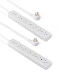 Amazon Basics 6-OUTLET Surge Protector Power Strip 600 Joule 2FT 2-PACK White. Fixed Price $14.79.