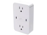 Monoprice 2-OUTLET Wall Tap Power Strip W/ Usb-c Pd 50W + 20W Laptops Mobiles. Fixed Price $37.99.
