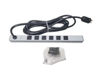 Wiremold Outlet 20 Amp Compact Power Strip 15 Ft Cord C10556 Aluminum. Fixed Price $46.74.