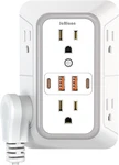 Usb Wall Charger Power Strip Surge Protector With 4 Ports (2 C) Plug Ext. Fixed Price $15.27.