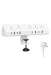 45W Fast Charging Station,desk Clamp Power STRIP,4 Pd Usb-c PORTS,5 Ac Outlet. Fixed Price $49.99.