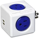 New Version Powercube 4 Outlets Dual Usb Port Surge Protector Wall Adapter .... Fixed Price $27.85.