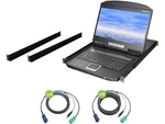 Iogear 18.5" Widescreen Short Depth 8-PORT Lcd Kvm Switch With 8X Usb Cables. Fixed Price $1355.99.