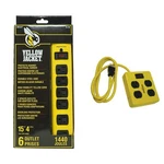 Yellow Jacket 5138N Metal Surge Protector Strip With 6 Outlets And 15 Foot. Fixed Price $99.39.