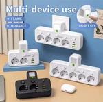 1PC Eu Plug Power Strip 4 Sockets Wall Adapter Switch No Cable - New. Fixed Price $24.19.