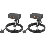 Clamp Power Strip 2 Pack 10FT Outlets Usb Black QT460-CU Hopow Desktop. Fixed Price $74.99.