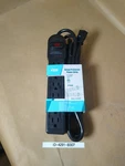New Kmc 6-OUTLET Surge Protector Power Strip 2-PACK, 900 Joule, 4-FT Cord Black. Fixed Price $17.90.