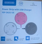 Ntonpower Travel Strip, & Cruise Essentials 3 Outlets 2 Usb Ports. Fixed Price $10.99.